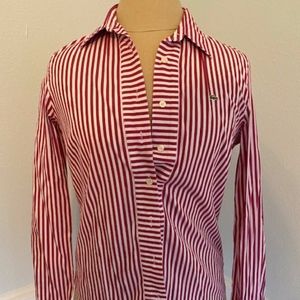 Lacoste Striped Women's Button Down